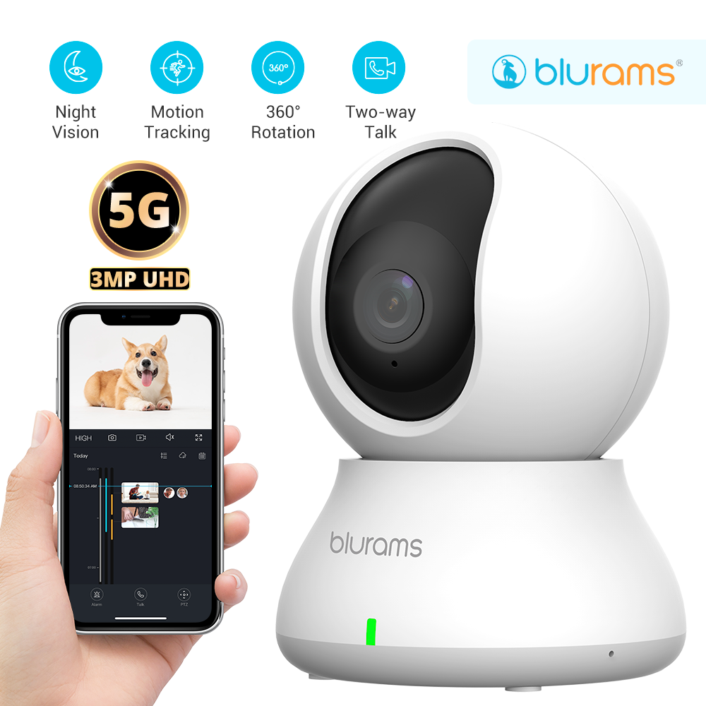 Eufy Camera E220 - Telecamera da interno Blurams 2K 5GHz/2,4GHz