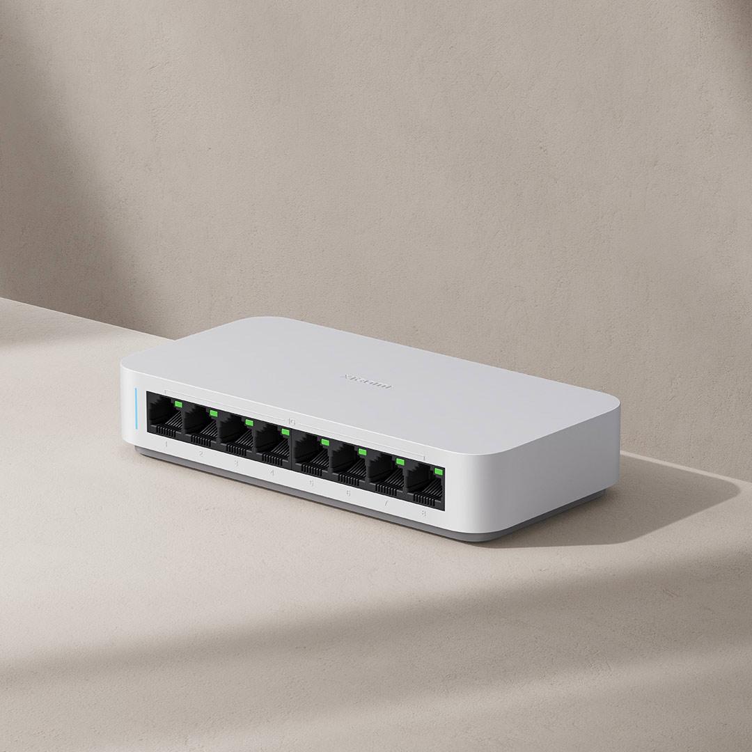 Xiaomi Mi 8 porte RJ45 Gigabit - Xiaomi Hub Mijia Hub recensione e prezzo