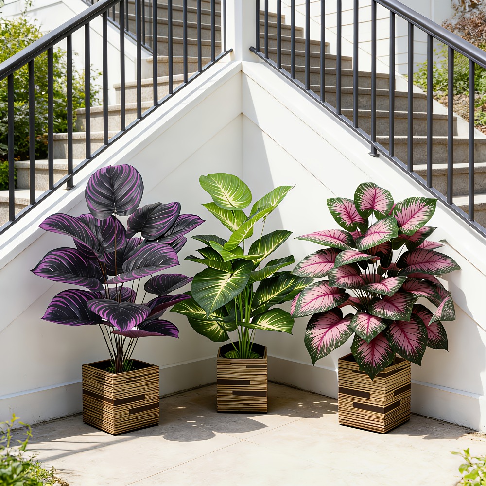 Set di 3 Piante Artificiali da - Ficus Lyrata Tree recensione e prezzo