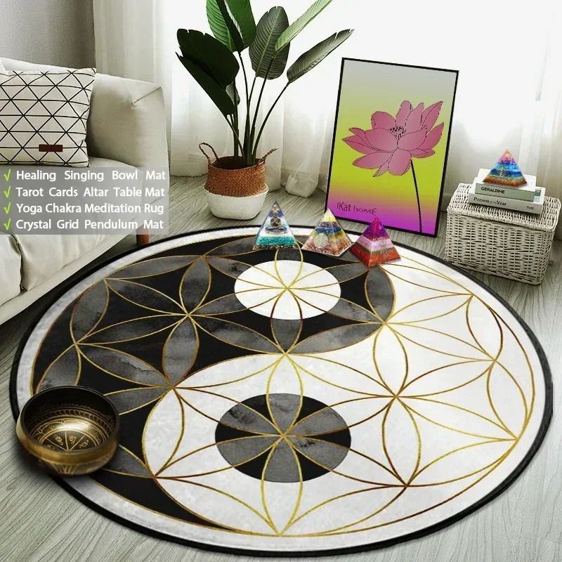 Yin Yang Taiji Tappeto rotondo - Maranta Prayer Plant recensione e prezzo